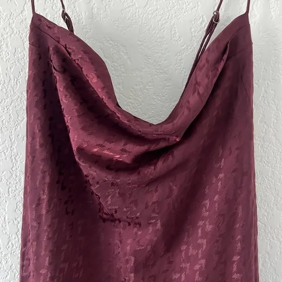 Banana Republic Strappy Slip Midi Dress - Size XS - Deep Cherry - NWT! - Picture 5 of 6